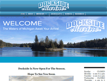 Tablet Screenshot of docksidemarineinc.net